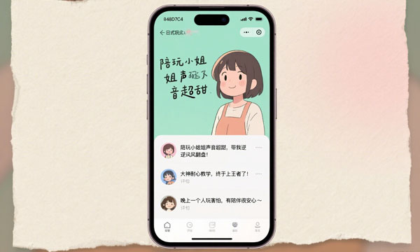 陪玩小程序开发 陪玩小程序开发