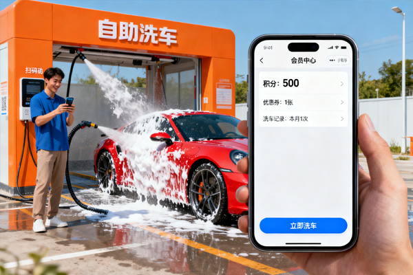 自助洗车小程序开发如何帮助门店拓客?