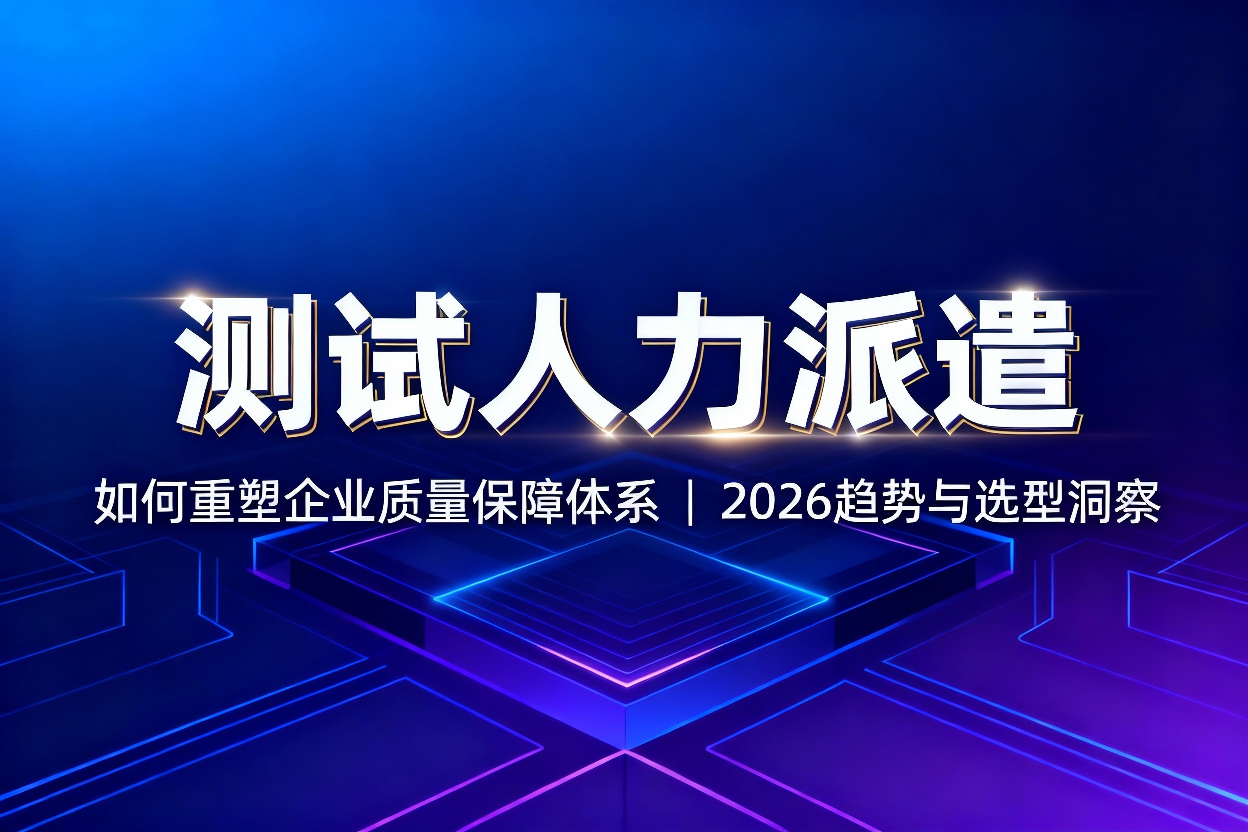 测试人力派遣如何重塑企业质量保障体系 | 2026趋势与选型洞察