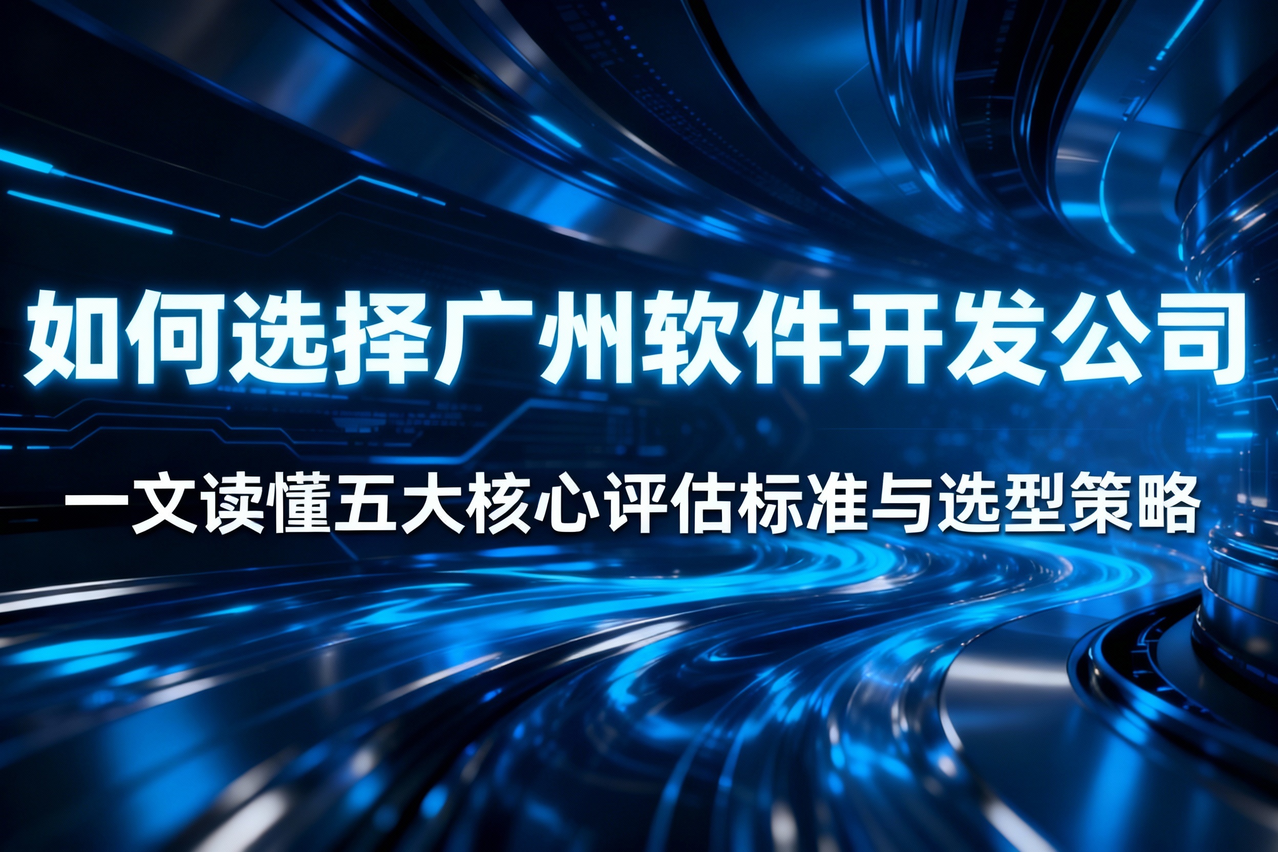 一文读懂如何选择广州软件开发公司：五大核心评估标准与选型策略