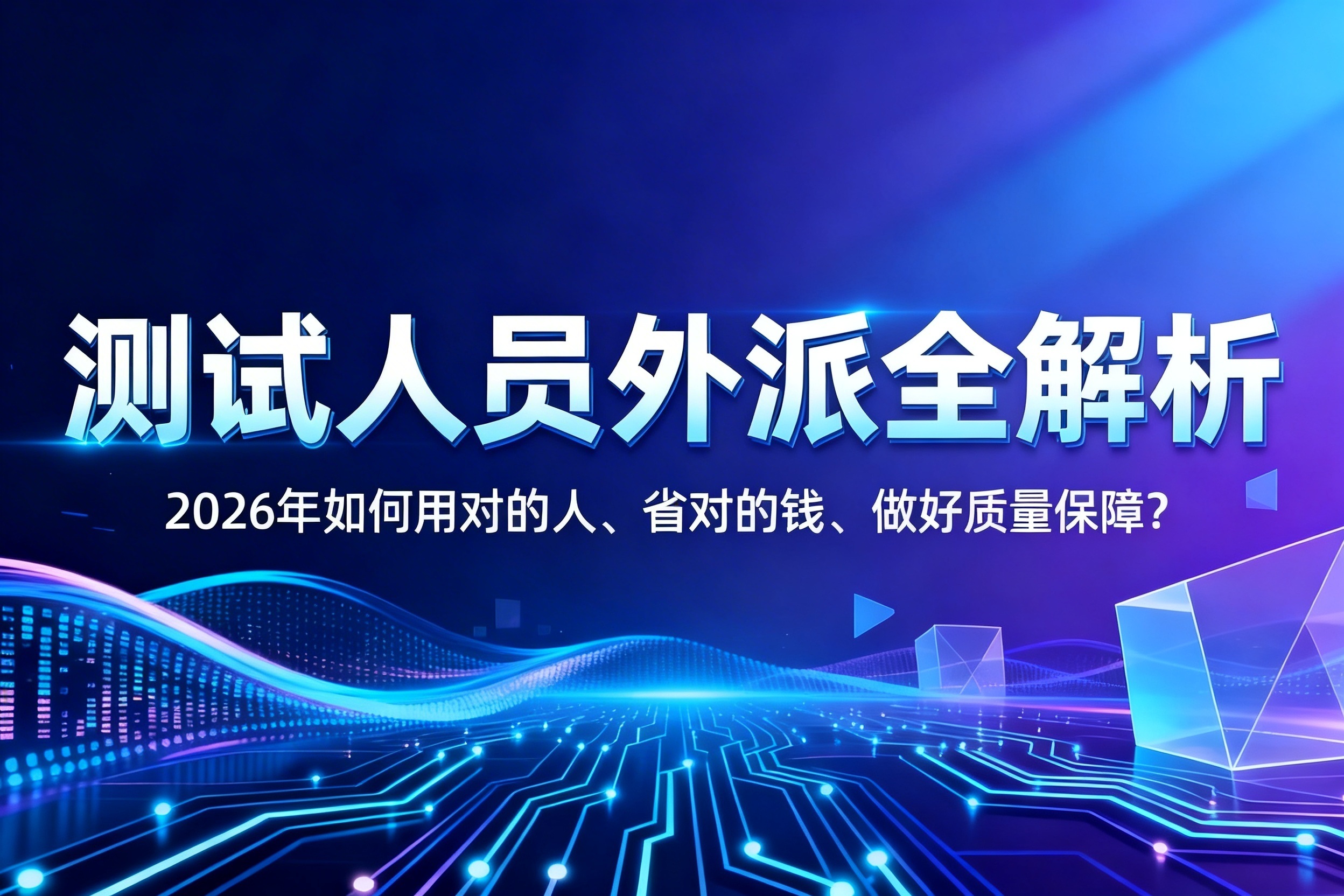 测试人员外派全解析：2026年如何用对的人、省对的钱、做好质量保障？